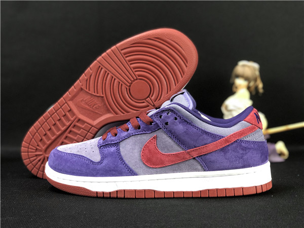 Men's Dunk Low SB Purple/Red Shoes 058 Men's Dunk Low SB Purple/Red Shoes 058